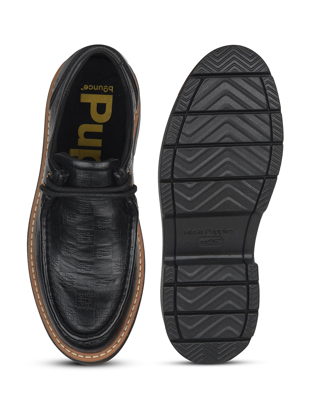 Hush Puppies Women Black Casual Lace-up Shoes - Black - View 4