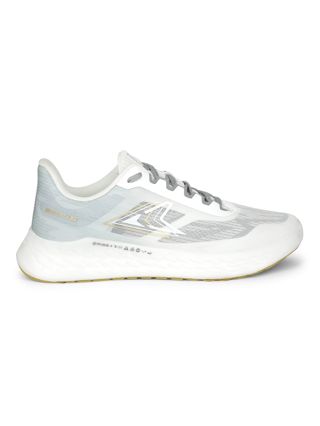 Power Women's White Lace-up Running Shoes - White
