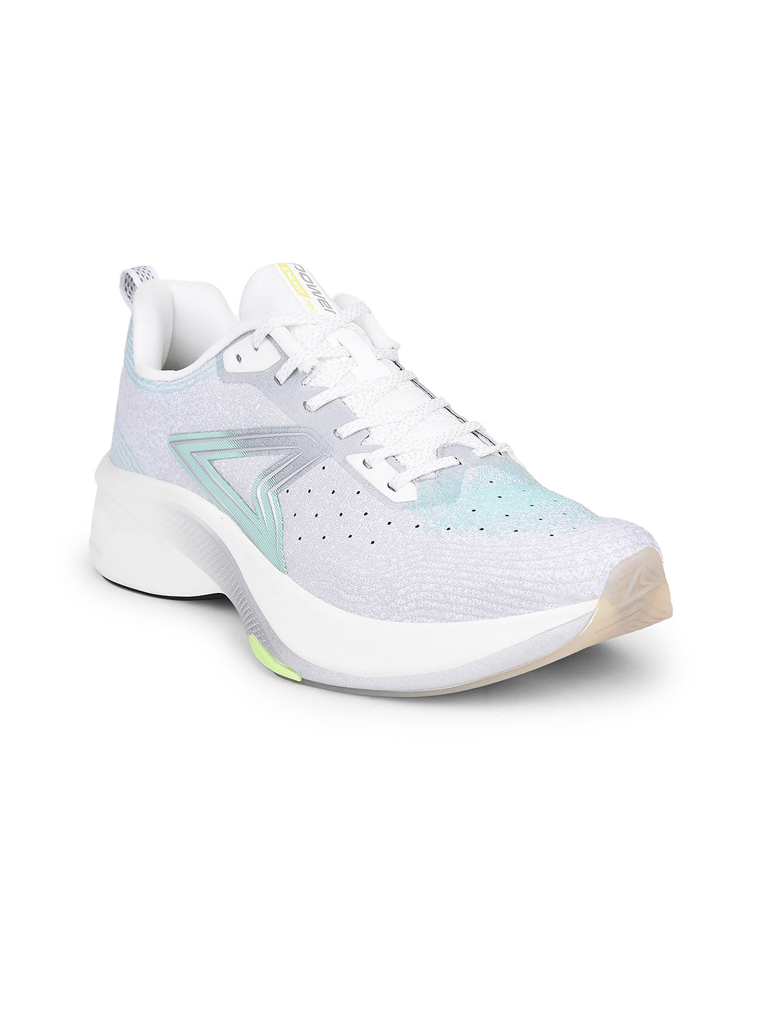 Power Women Grey Lace-up Oxford Sports Shoes - Grey - View 1