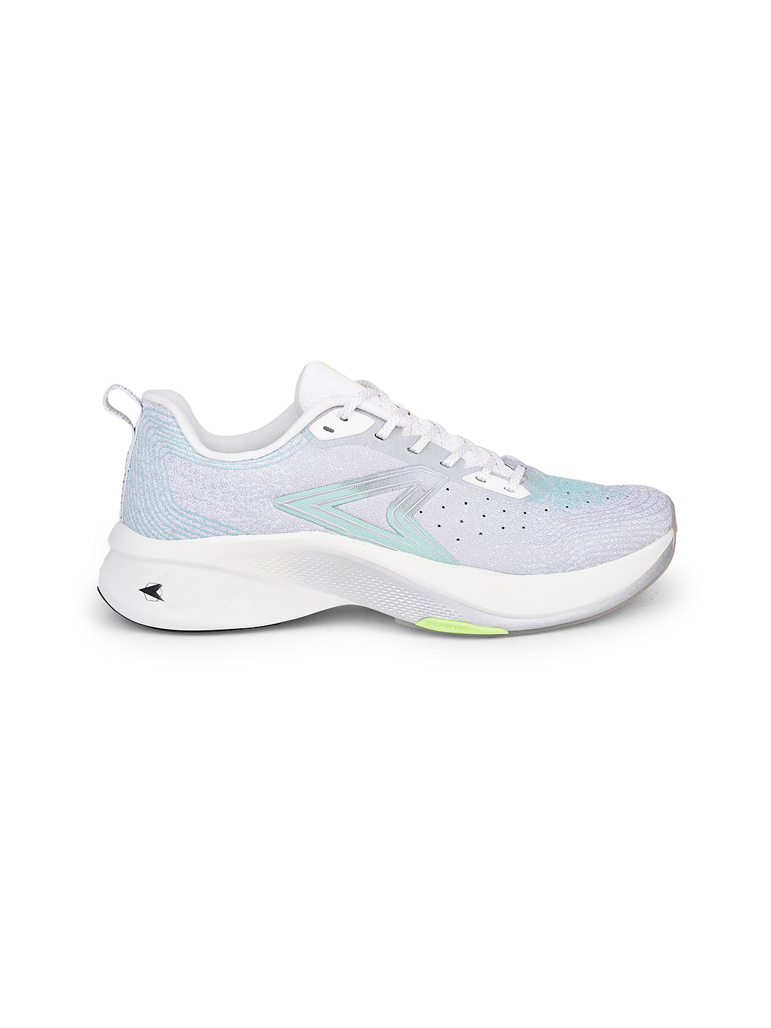 Power Women Grey Lace-up Oxford Sports Shoes - Grey - View 2