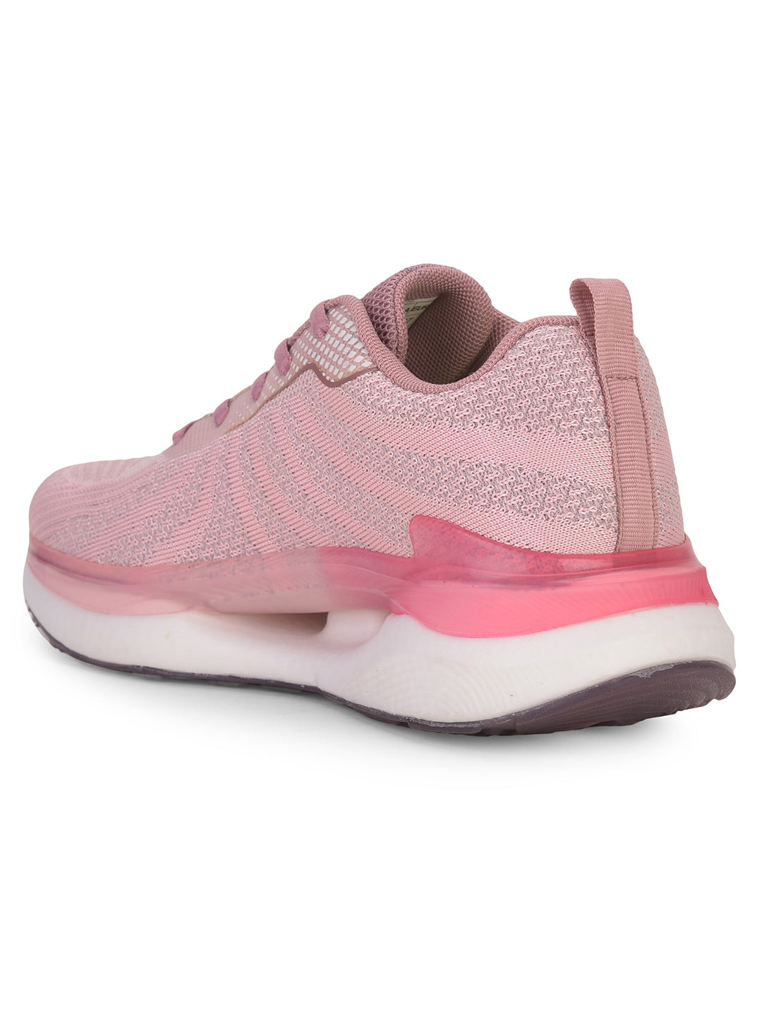 Power Women Pink Lace-up Oxford Sports Shoes - Pink - View 3