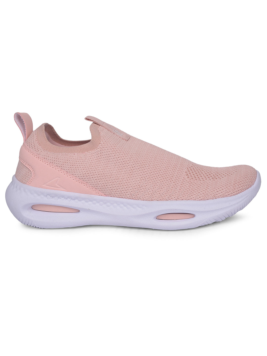 Power Women Peach Slip-on Oxford Sports Shoes - Peach - View 2