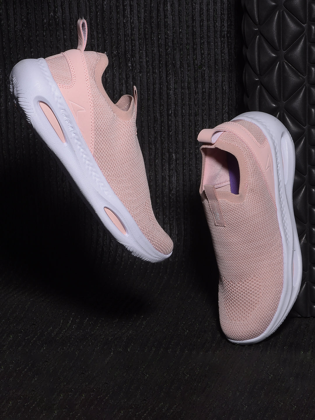 Power Women Peach Slip-on Oxford Sports Shoes - Peach - View 6