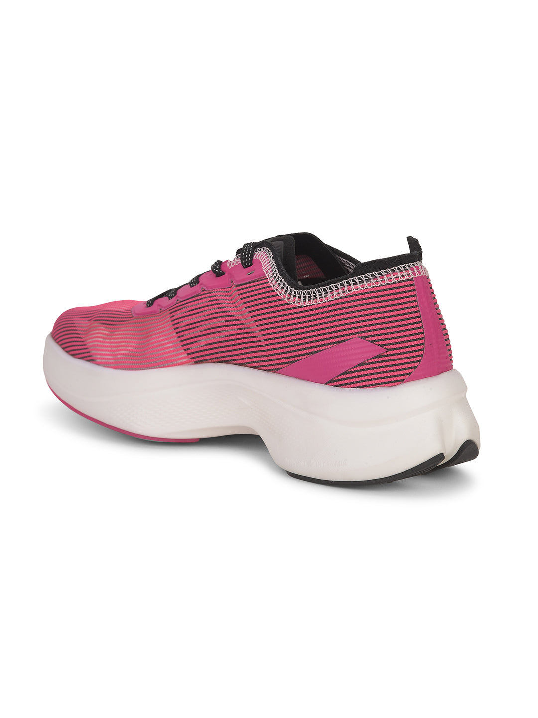 Power Women Pink Lace-up Oxford Sports Shoes - Pink - View 3