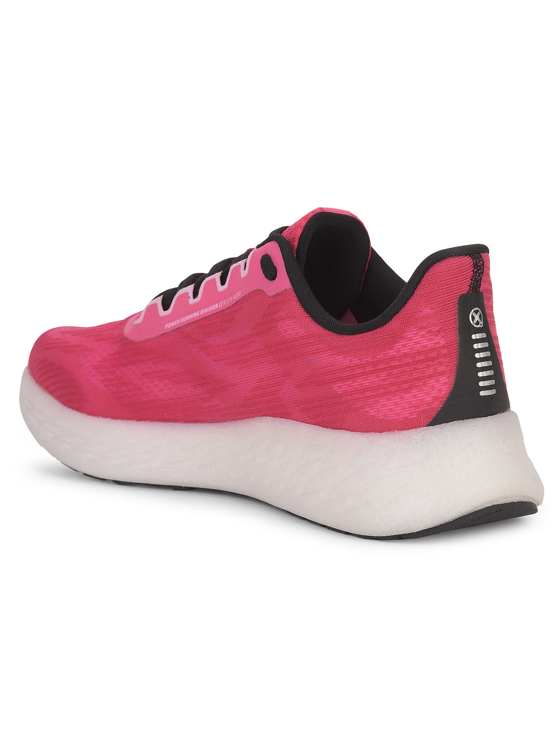 Power Women Red Lace-up Oxford Sports Shoes - Red - View 3