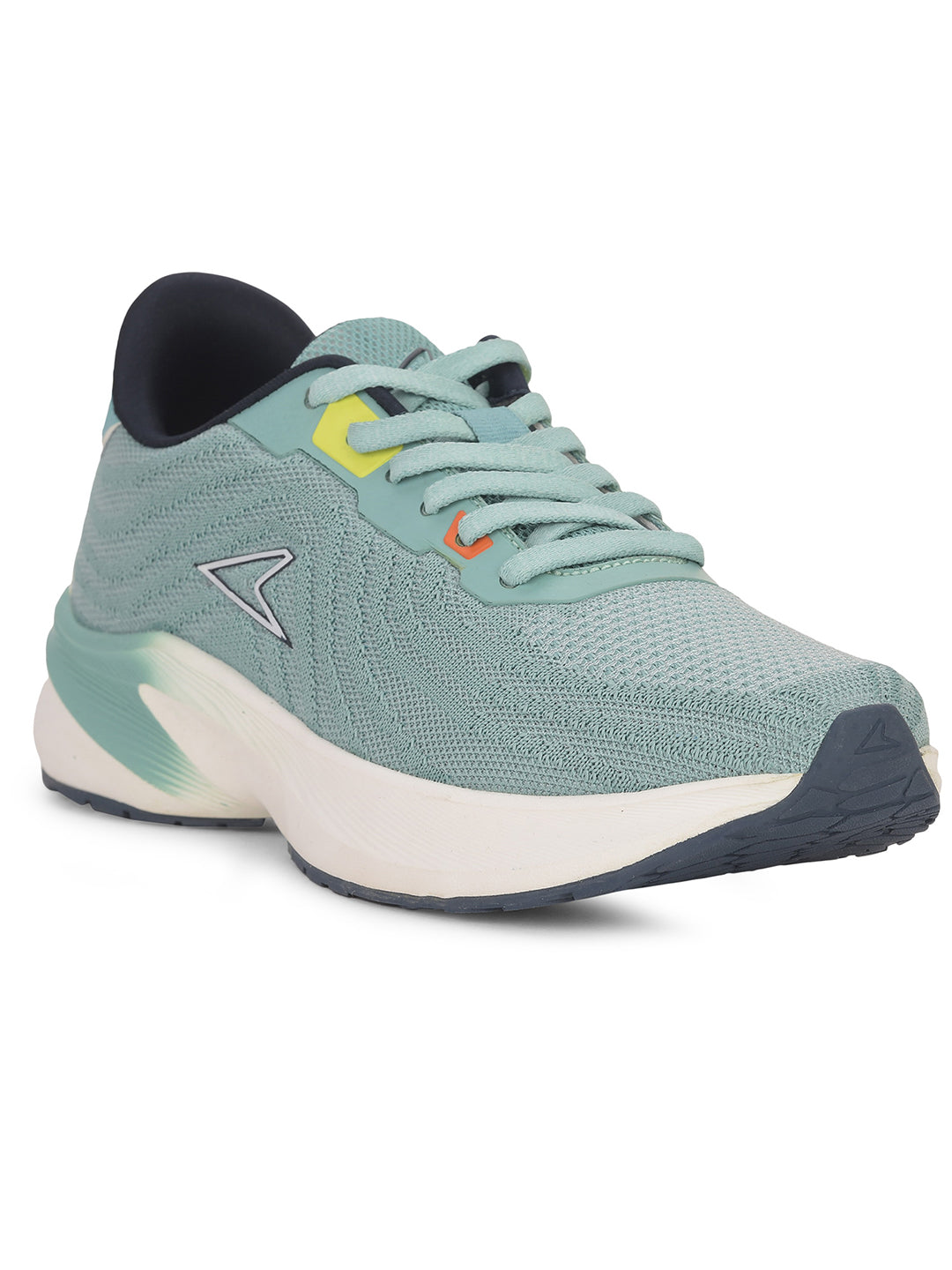 Power Women Green Lace-up Oxford Sports Shoes - Green - View 1