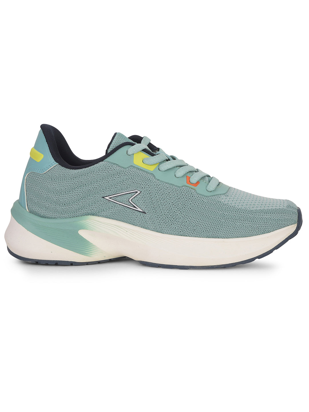 Power Women Green Lace-up Oxford Sports Shoes - Green - View 2