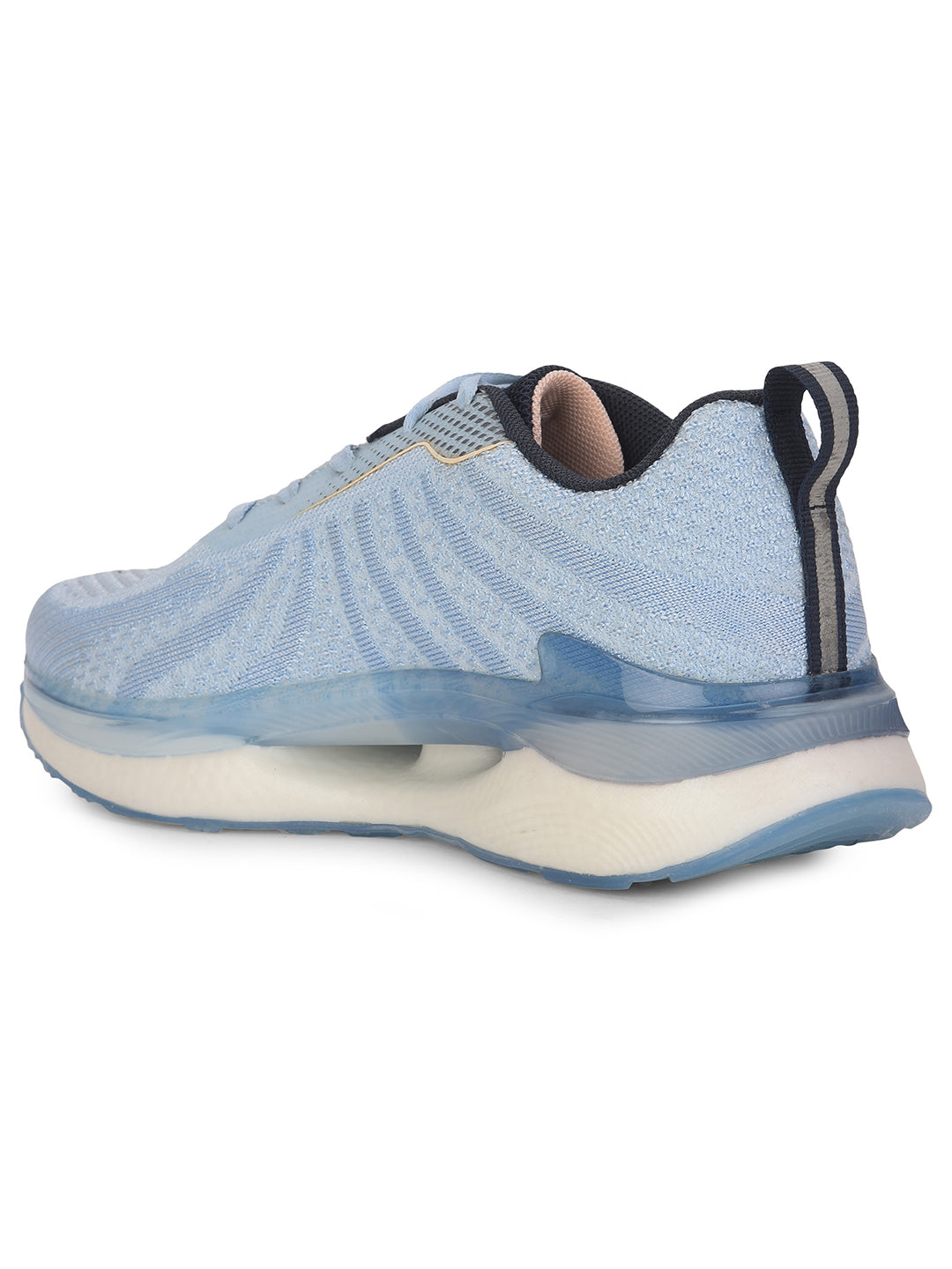 Power Women Blue Lace-up Oxford Sports Shoes - Blue - View 3