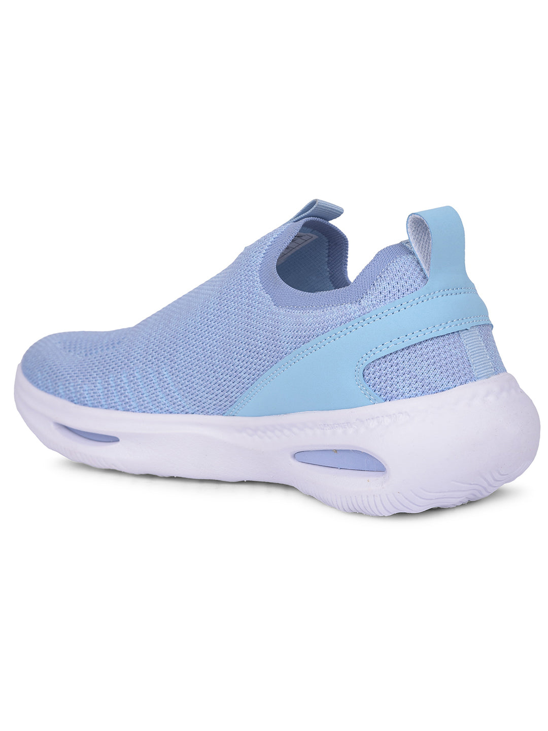 Power Women Light Blue Slip-on Oxford Sports Shoes - Light Blue - View 3