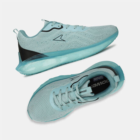 Power Women Blue Lace-up Oxford Sports Shoes