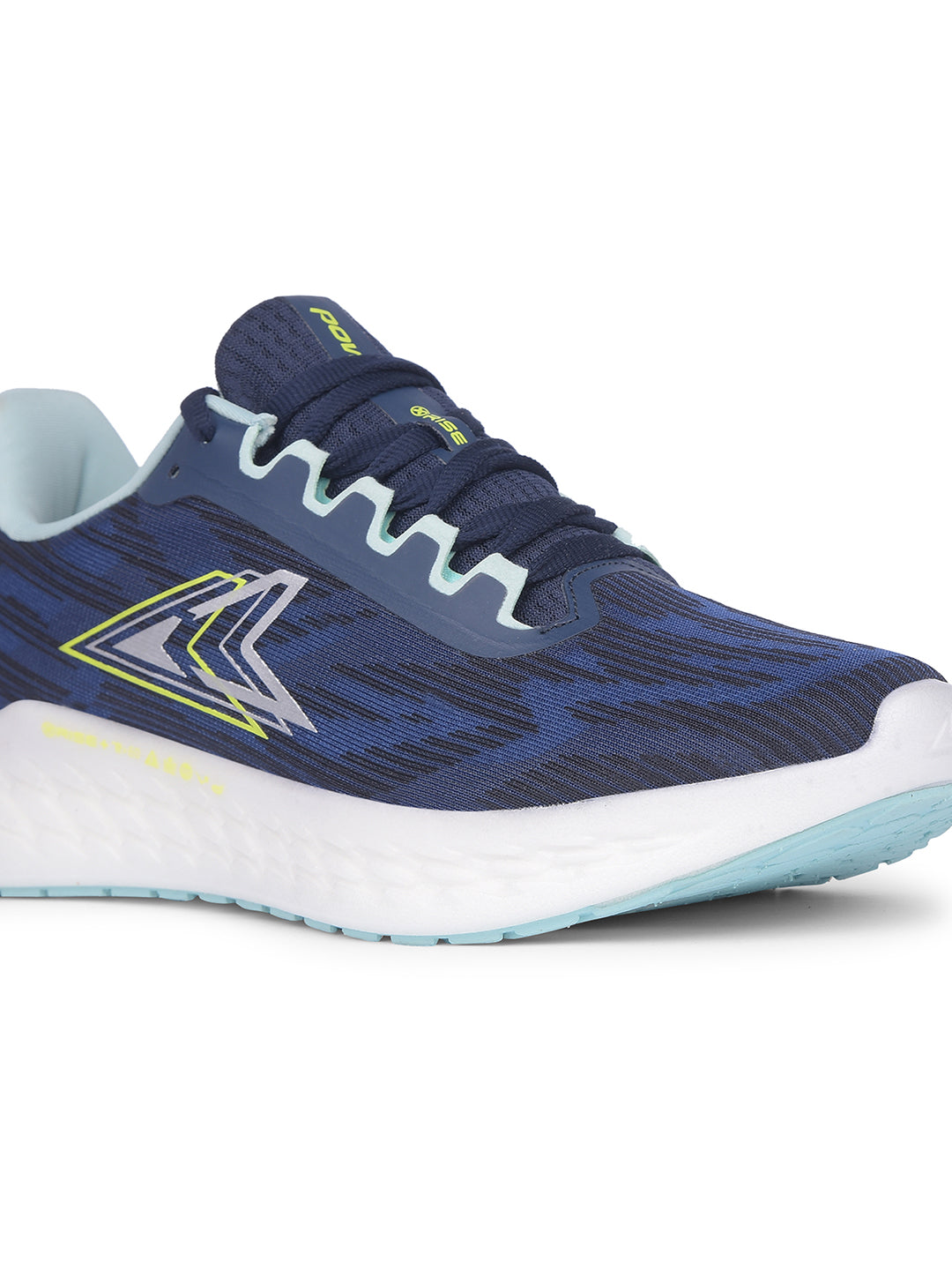 Power Women Blue Lace-up Oxford Sports Shoes - Blue - View 5
