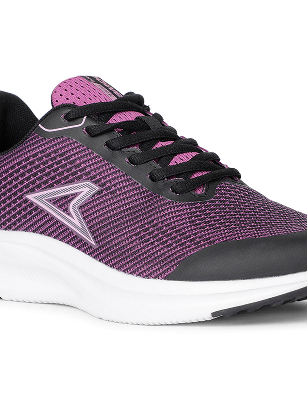 Power Women Purple Lace-up Oxford Sports Shoes - Purple - View 5