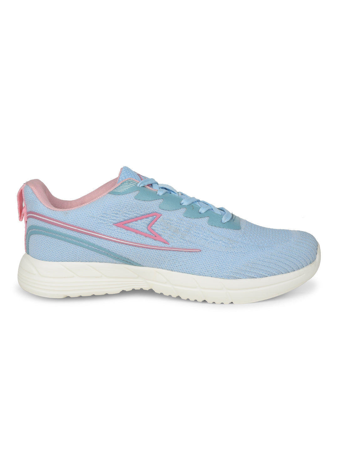 Power Women Blue Lace-up Oxford Sports Shoes - Blue - View 2