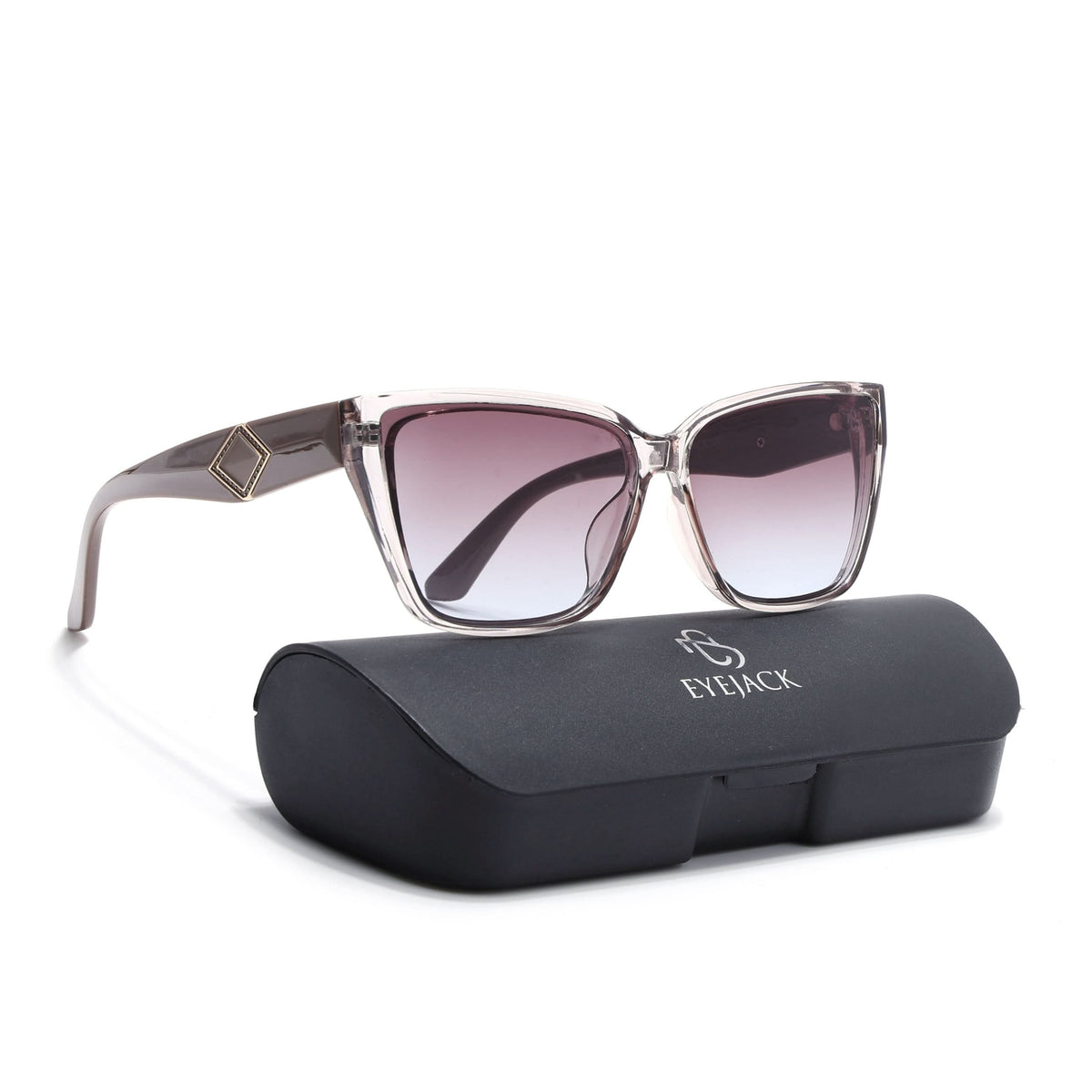 Eyejack Grey Cateye Sunglasses for Men and Women - Style 1197 - view 8