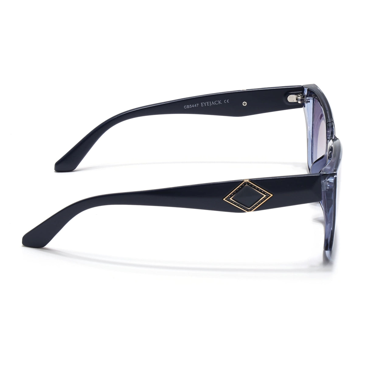 Eyejack Blue Cateye Sunglasses for Men and Women - Style 1198 - view 6