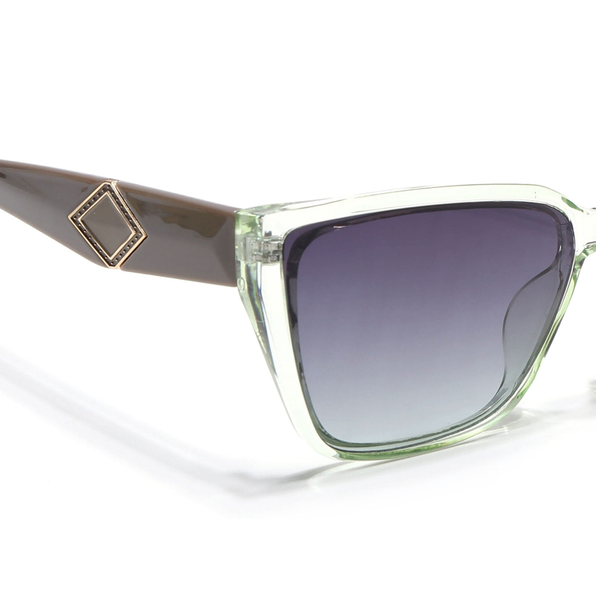 Eyejack Green Cateye Sunglasses for Men and Women - Style 1199 - view 5