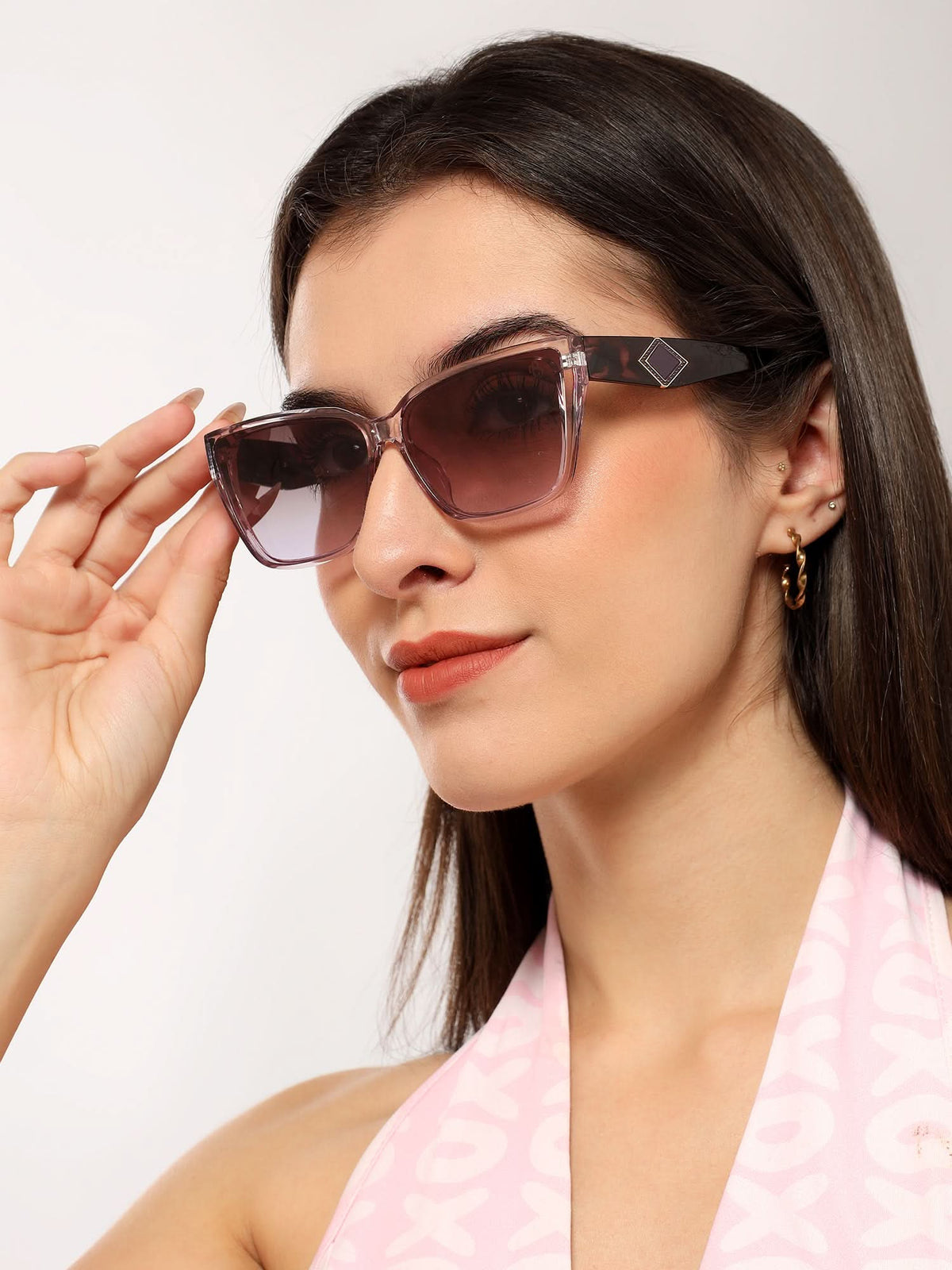 Eyejack Purple Cateye Sunglasses for Men and Women - Style 1200 - view 1