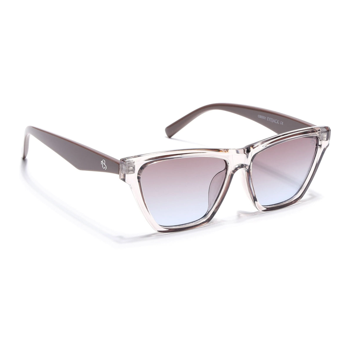 Eyejack Grey Cateye Sunglasses for Men and Women - Style 1287 - view 2