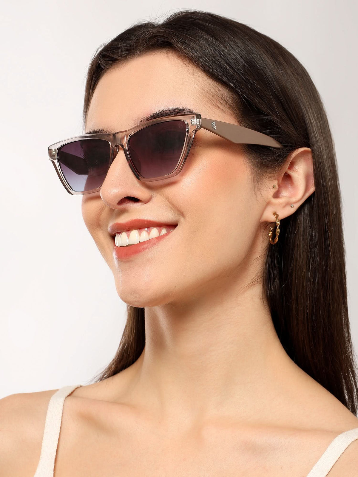 Eyejack Grey Cateye Sunglasses for Men and Women - Style 1287 - view 1
