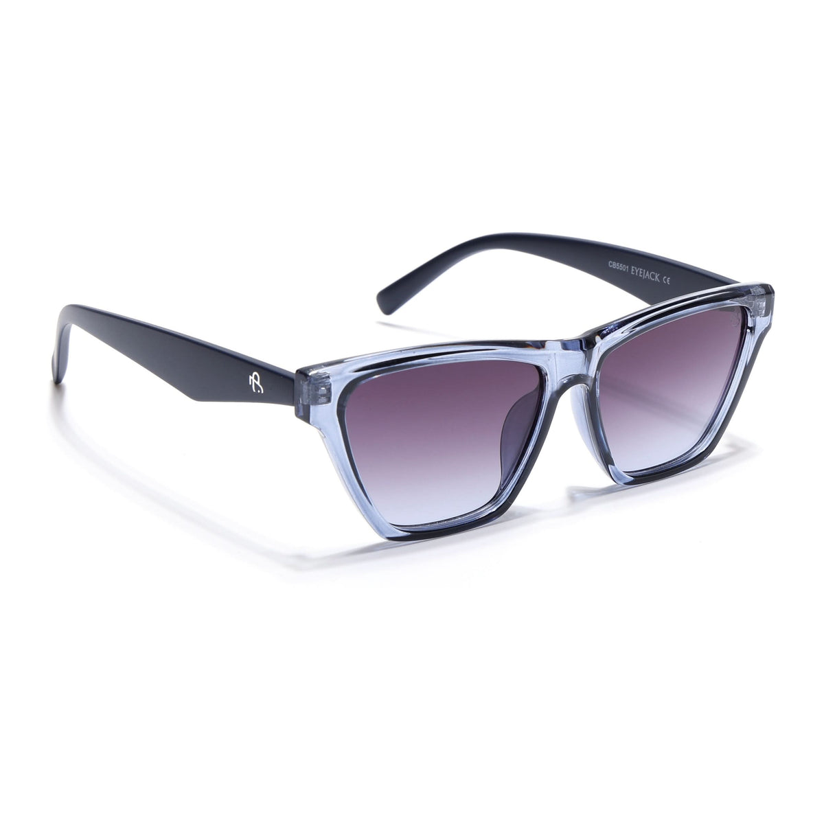 Eyejack Blue Cateye Sunglasses for Men and Women - Style 1288 - view 2
