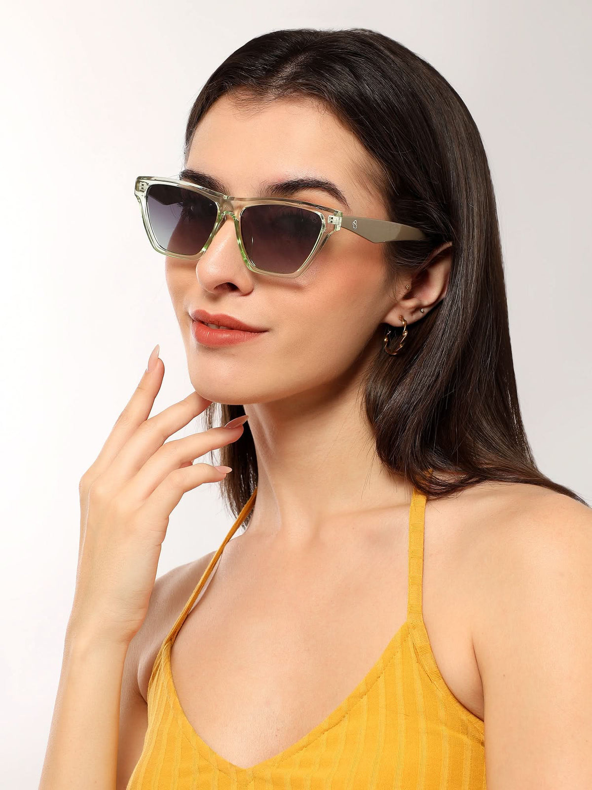 Eyejack Blue Cateye Sunglasses for Men and Women - Style 1288 - view 1