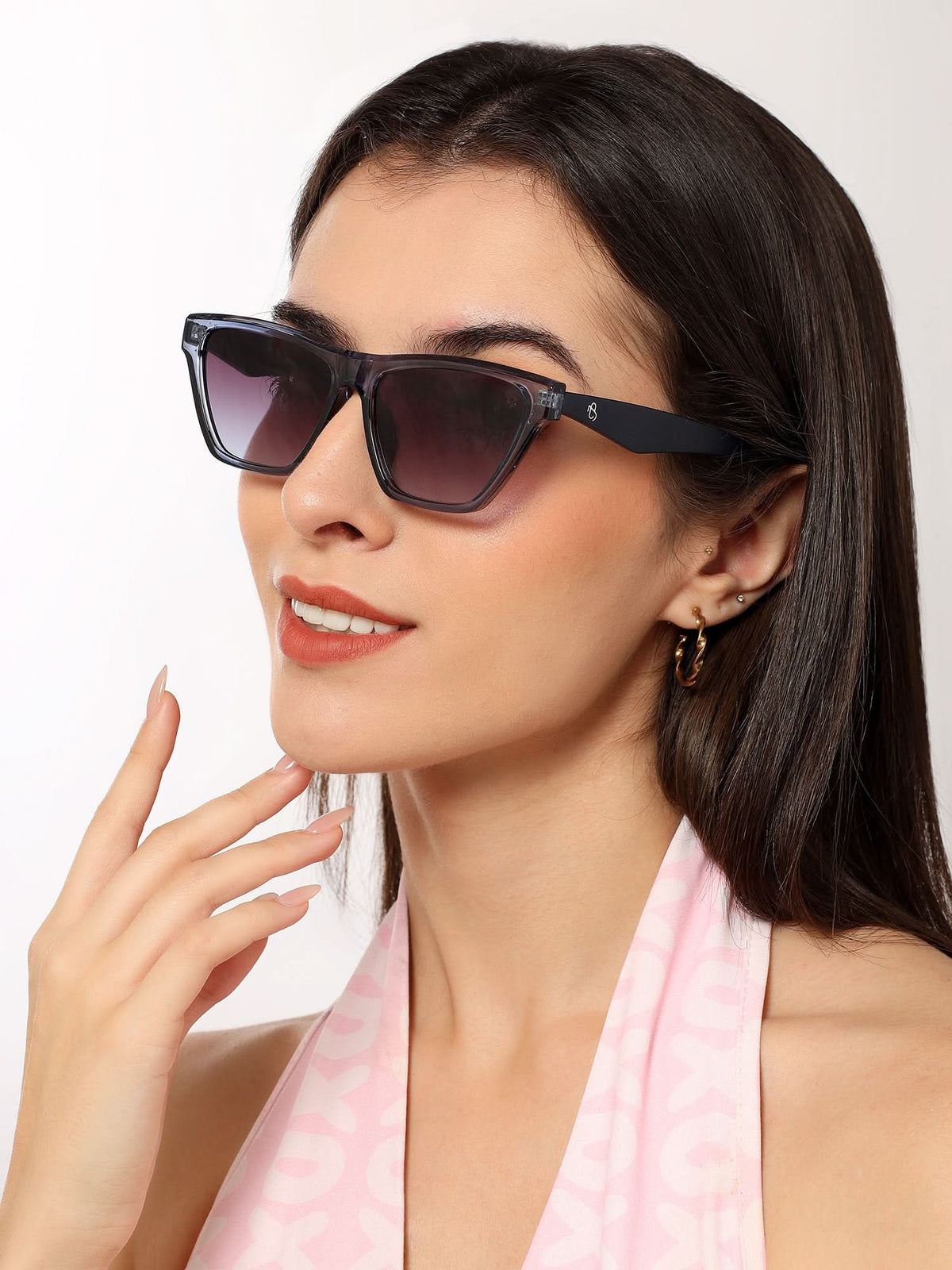 Eyejack Green Cateye Sunglasses for Men and Women - Style 1289 - view 1