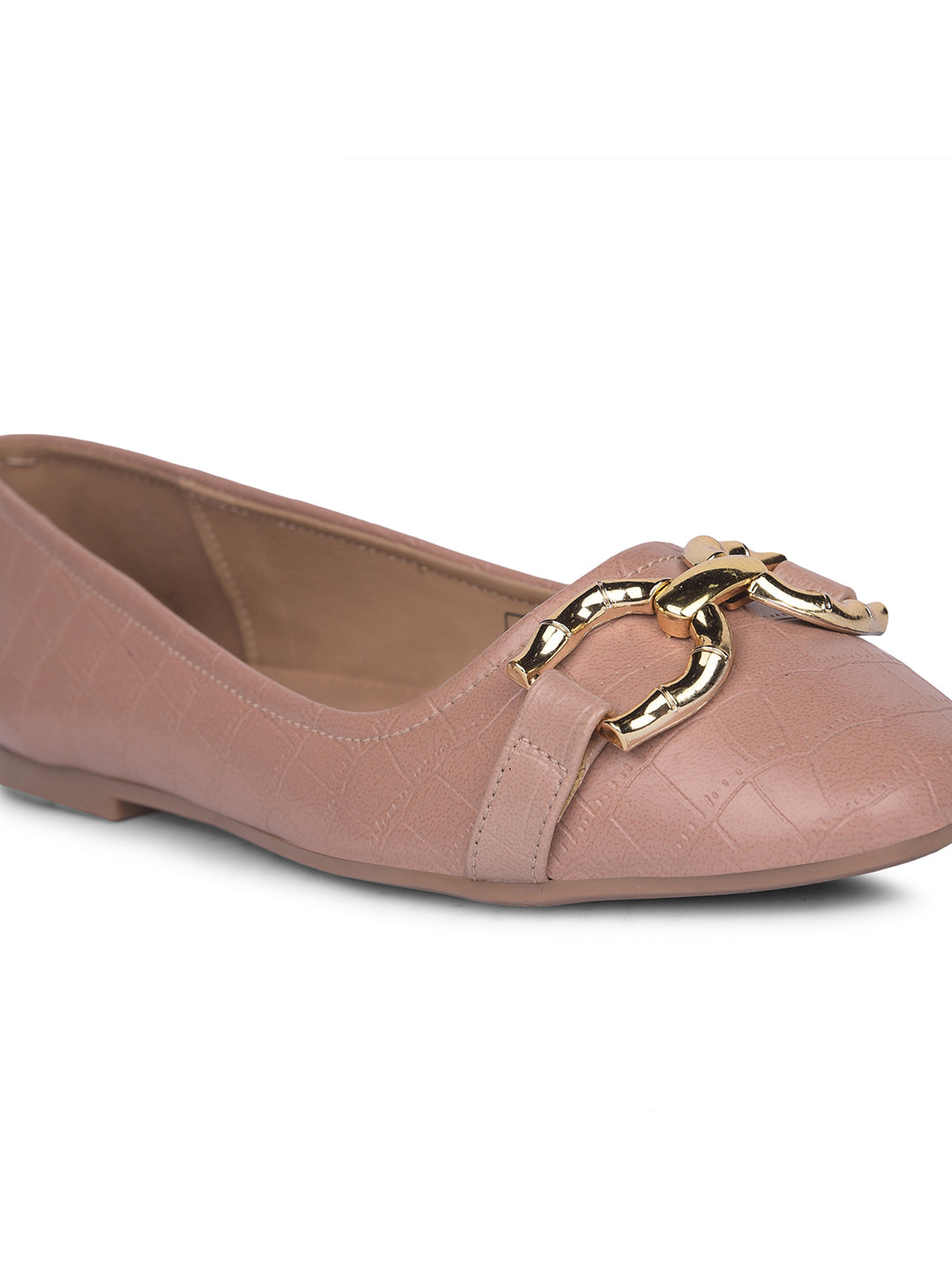 Bata Women Nude Casual Ballet Flat - Nude - View 5