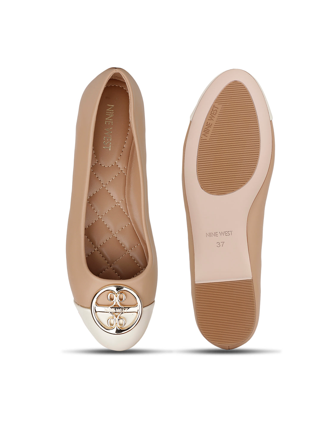 Nine West Women Casual Ballet Flat - Nude - View 4