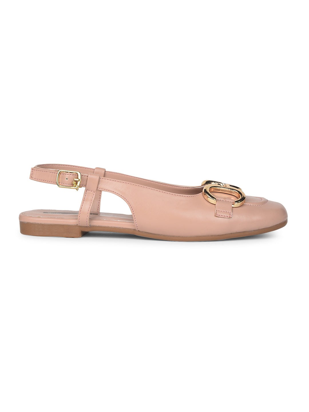 Bata Women Nude Casual Ballet Flat - Nude - View 2
