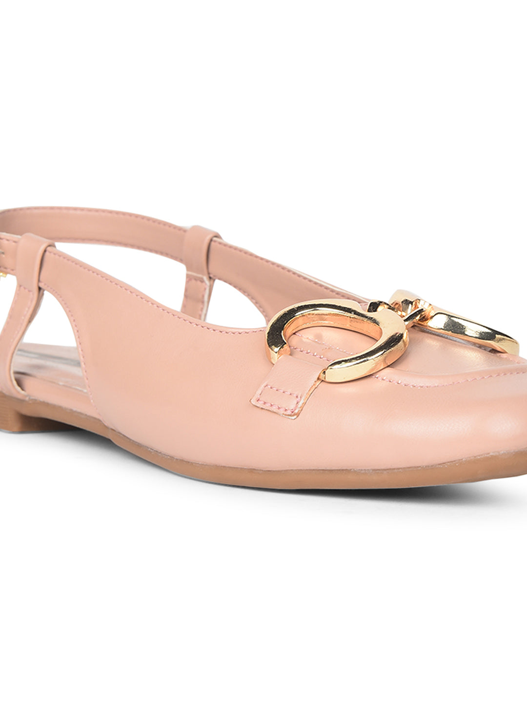 Bata Women Nude Casual Ballet Flat - Nude - View 5