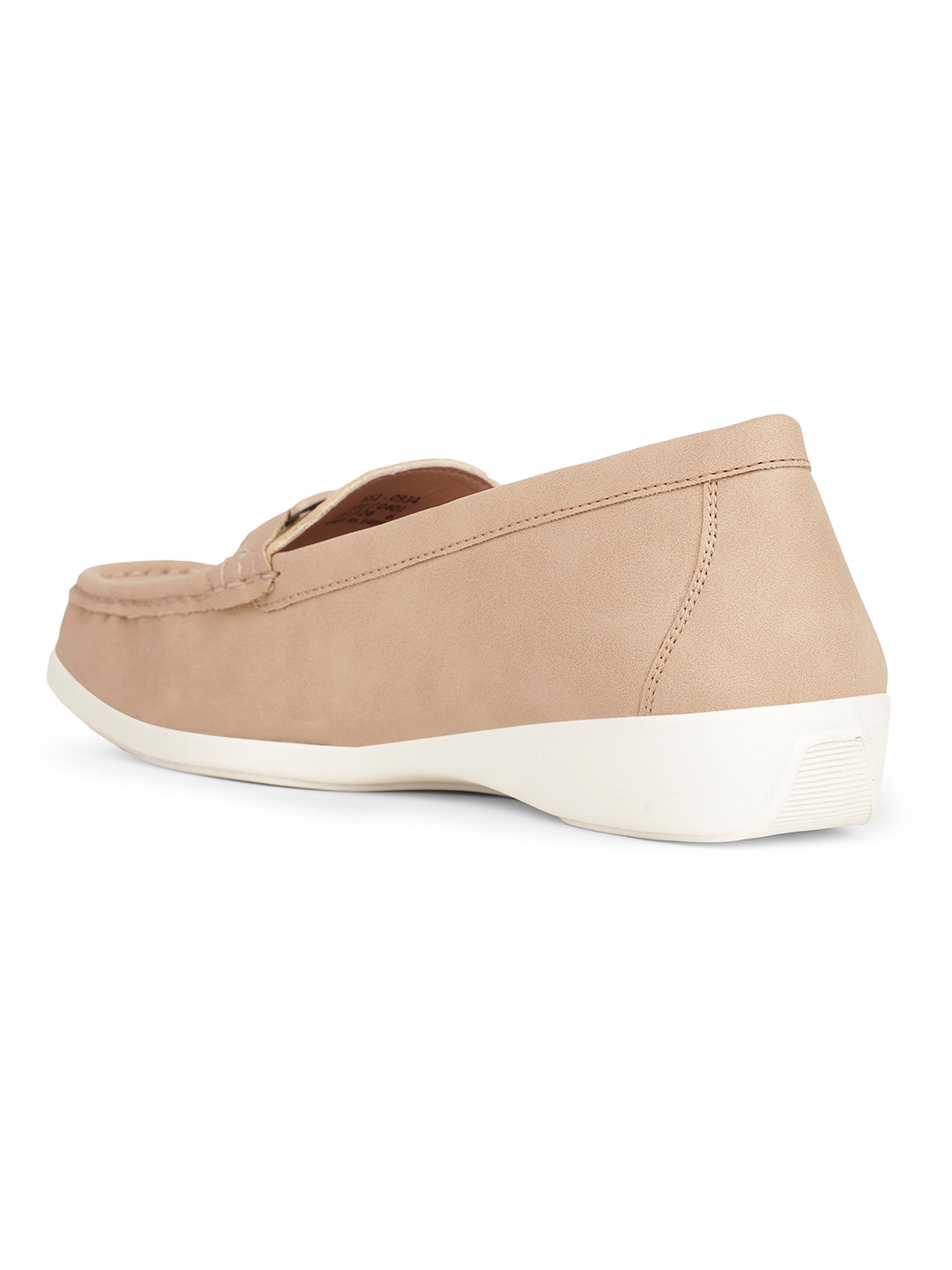 Bata Women Nude Casual Slip-on Loafers - Nude - View 3