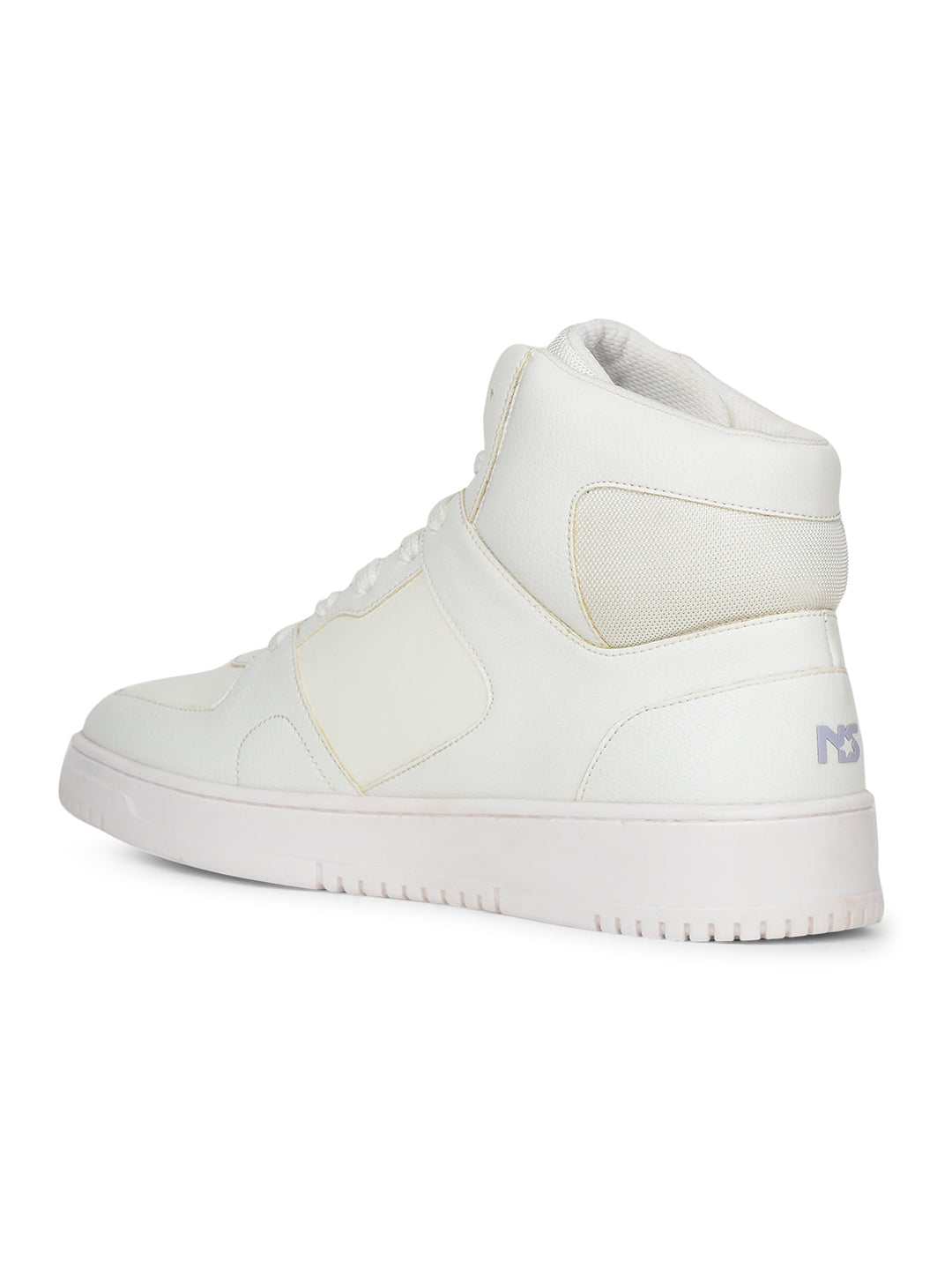North Star Women's White Casual Lace-up Sneakers - White