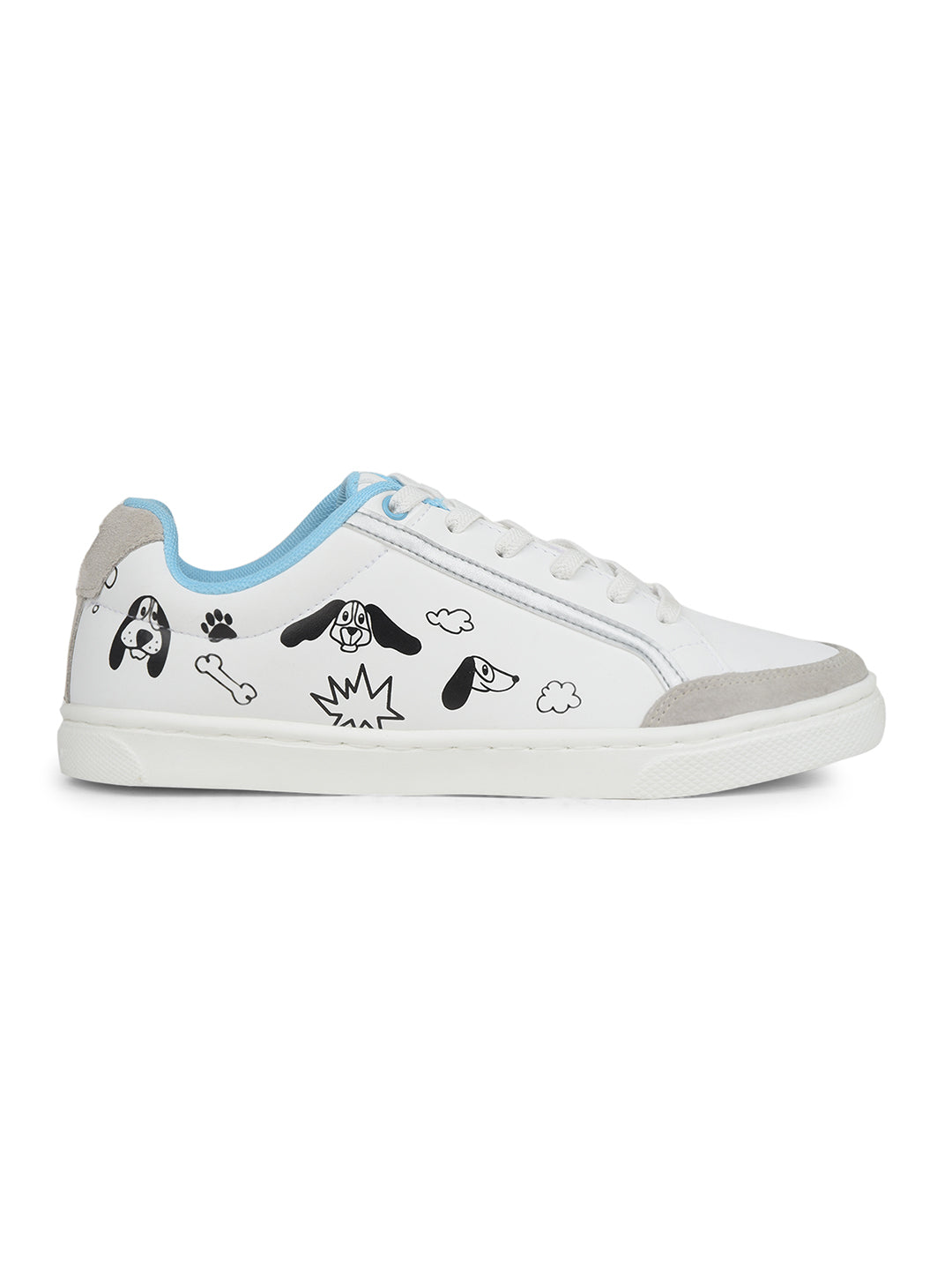 Hush Puppies Women White Casual Lace-up Sneaker - White - View 2