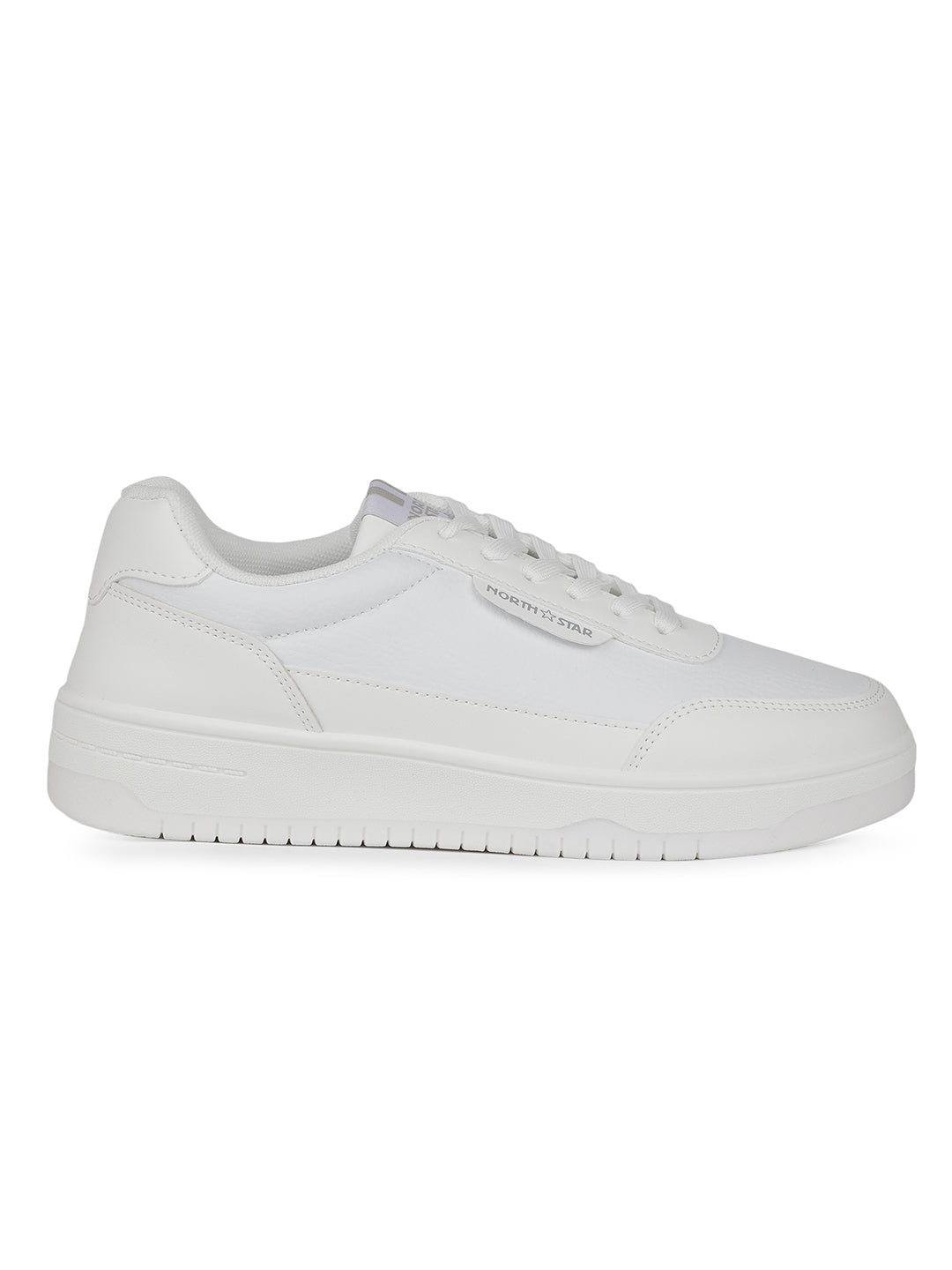 North Star Women White Casual Lace-up Sneakers - White - View 2