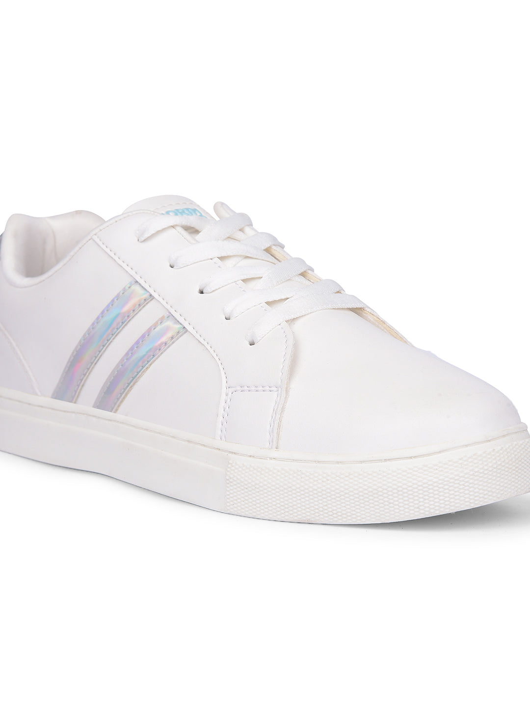North Star Women White Casual Lace-up Sneakers - White - View 5
