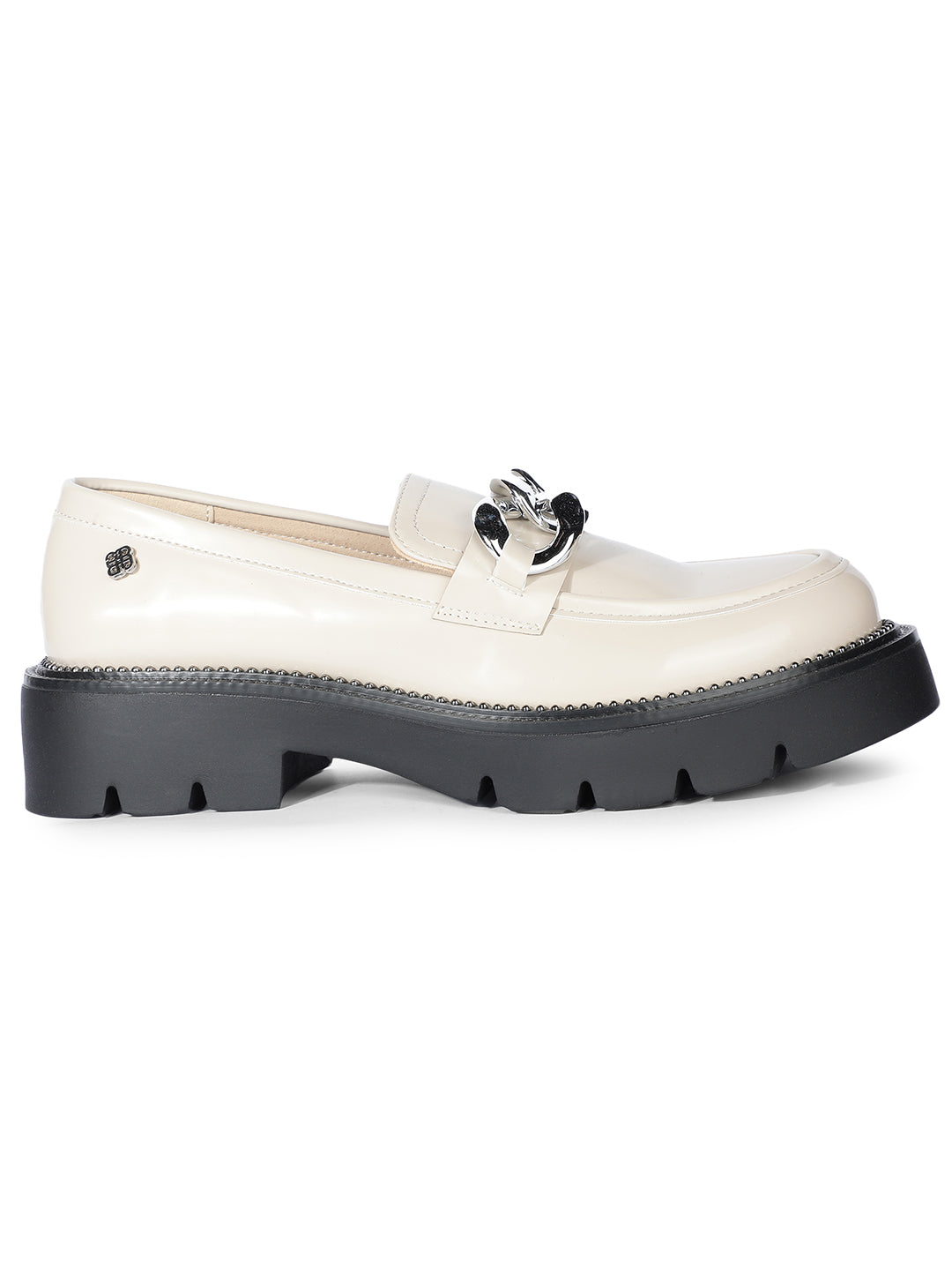 Bata Women Off White Casual Slip-on Moccassins - Off White - View 2