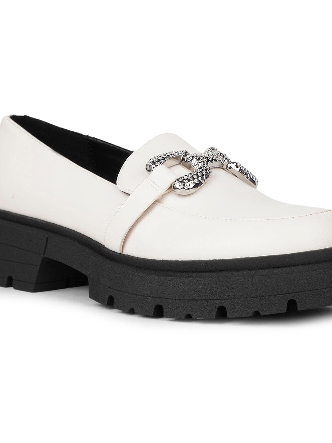Nine West Women Casual Slip-on Loafer - Off White - View 5