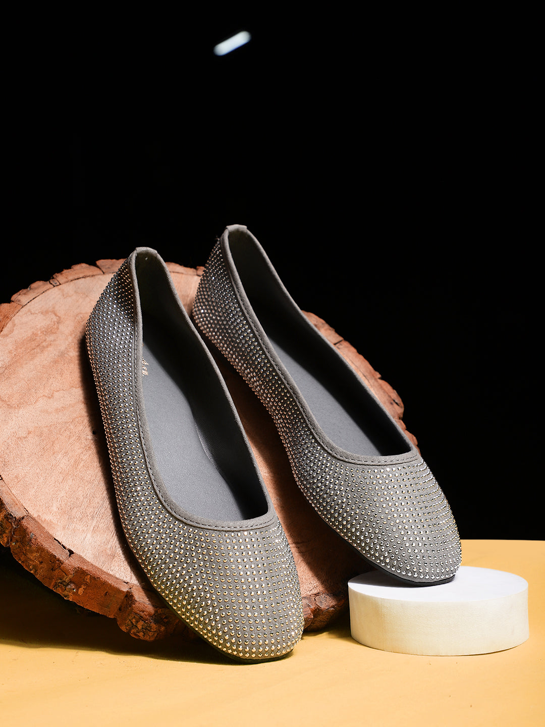 Bata Women Grey Casual Ballet Flat - Grey - View 6