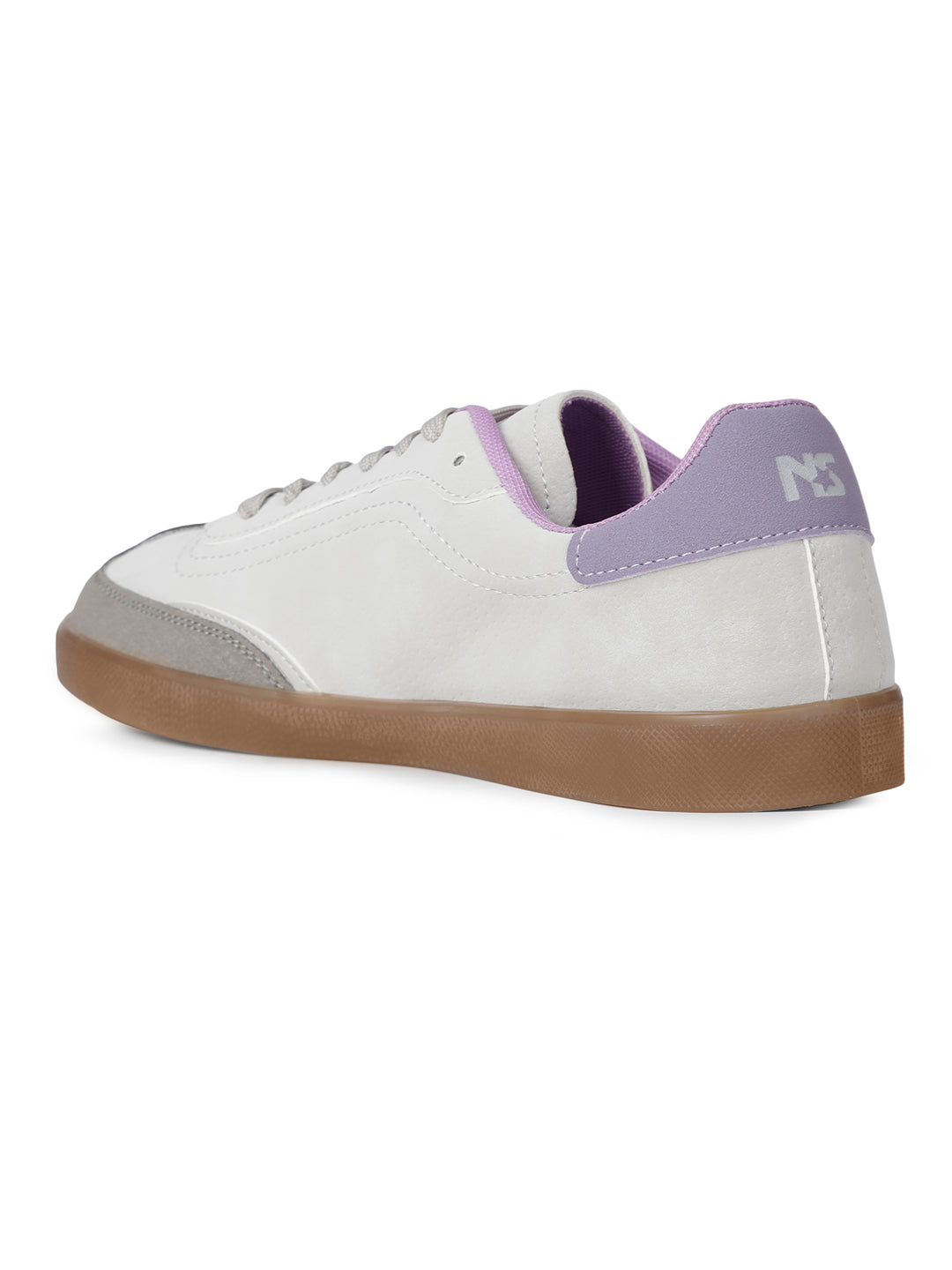 North Star Women Grey Casual Lace-up Sneakers - Grey - View 3