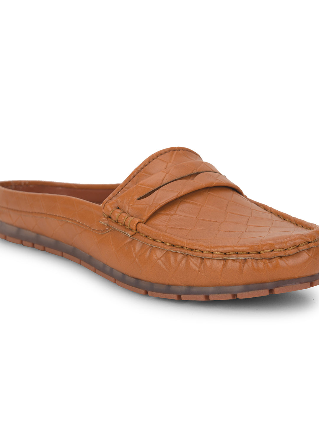 Bata Women Tan Casual Slip-on Loafers - Tan - View 5