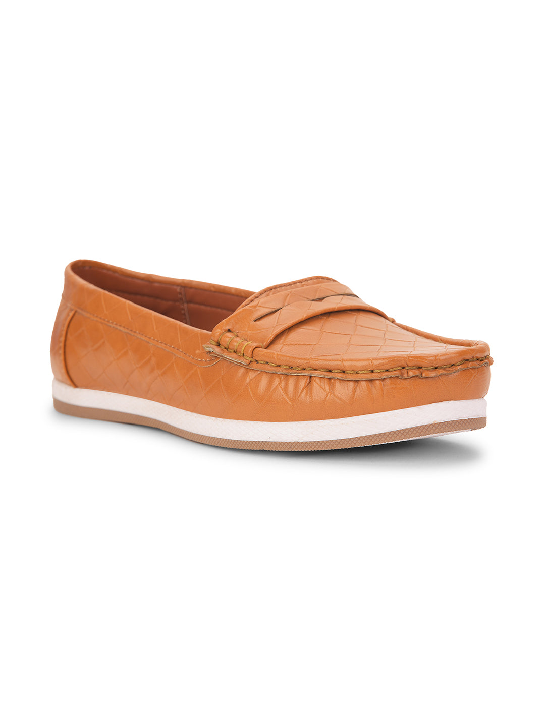 Bata Women's Tan Casual Slip-on Loafers - Tan