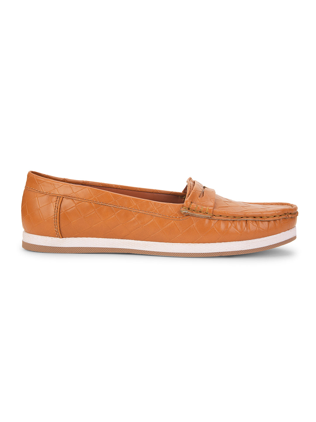 Bata Women's Tan Casual Slip-on Loafers - Tan