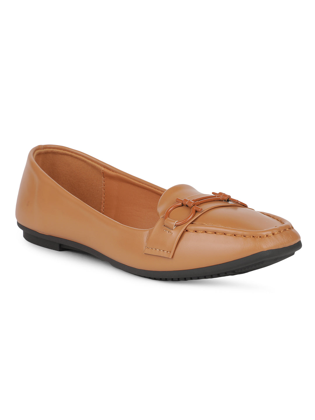 Bata Women Brown Casual Ballet Flat - Brown - View 1