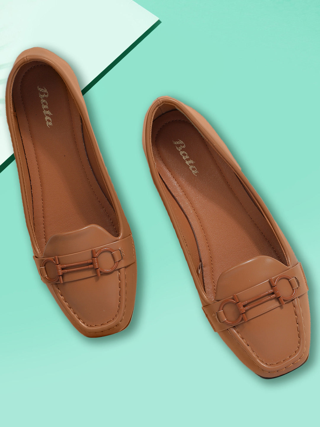Bata Women Brown Casual Ballet Flat - Brown - View 6