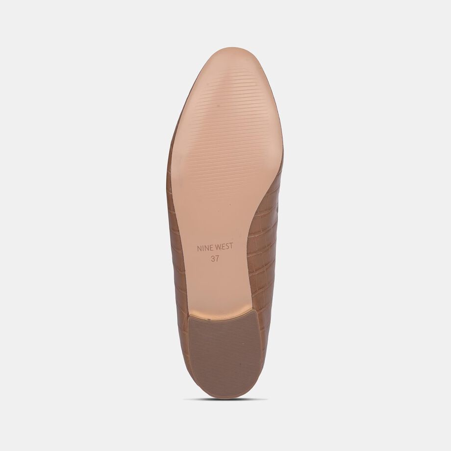 Nine West Women Dark Brown Casual Slip-on Loafers