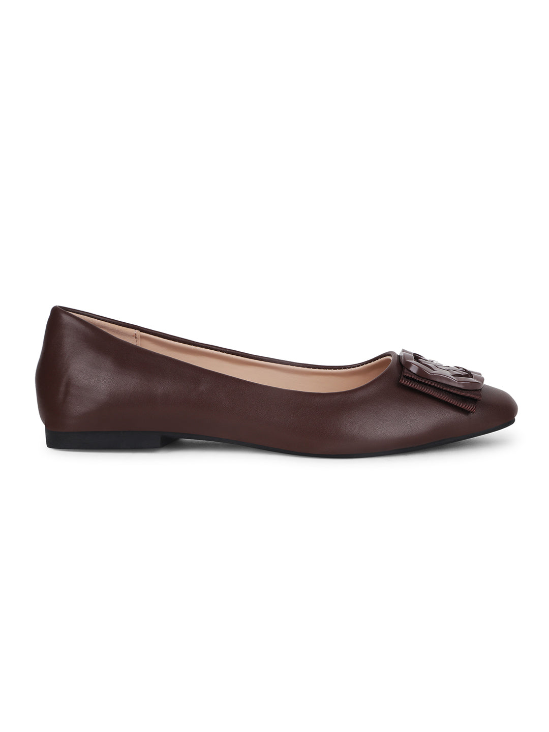 Bata Women Brown Casual Ballet Flat - Brown - View 2