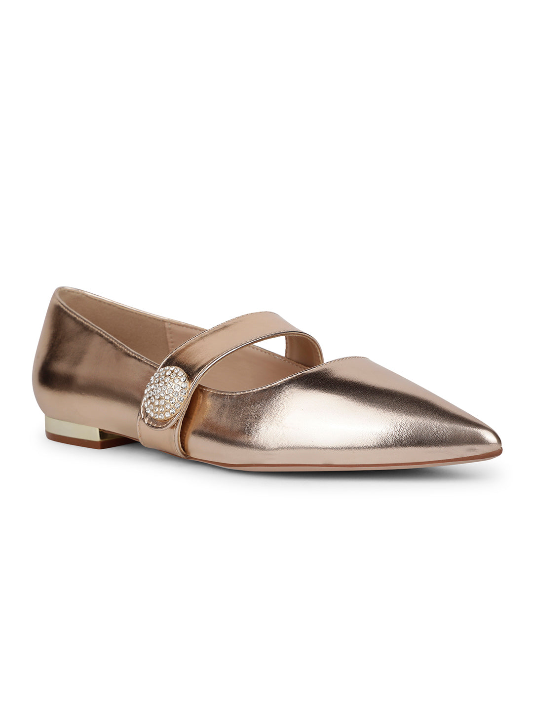 Nine West Women Casual Ballet Flat - Brown - View 1