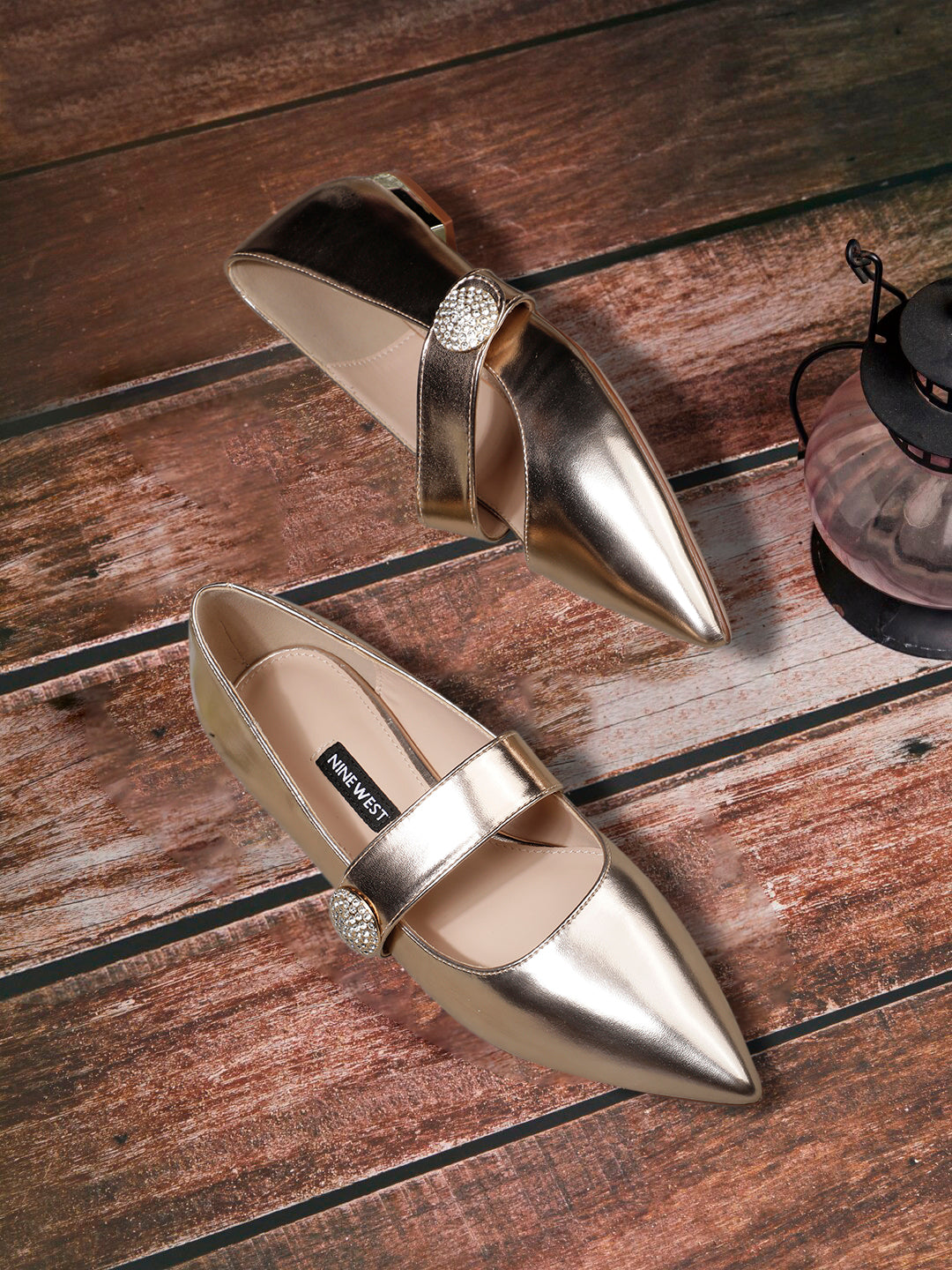 Nine West Women Casual Ballet Flat - Brown - View 6