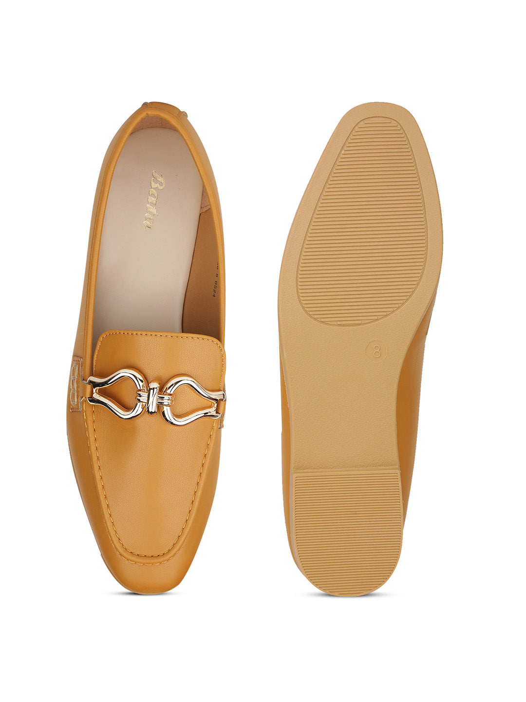 Bata Women Brown Casual Slip-on Moccassins - Brown - View 4