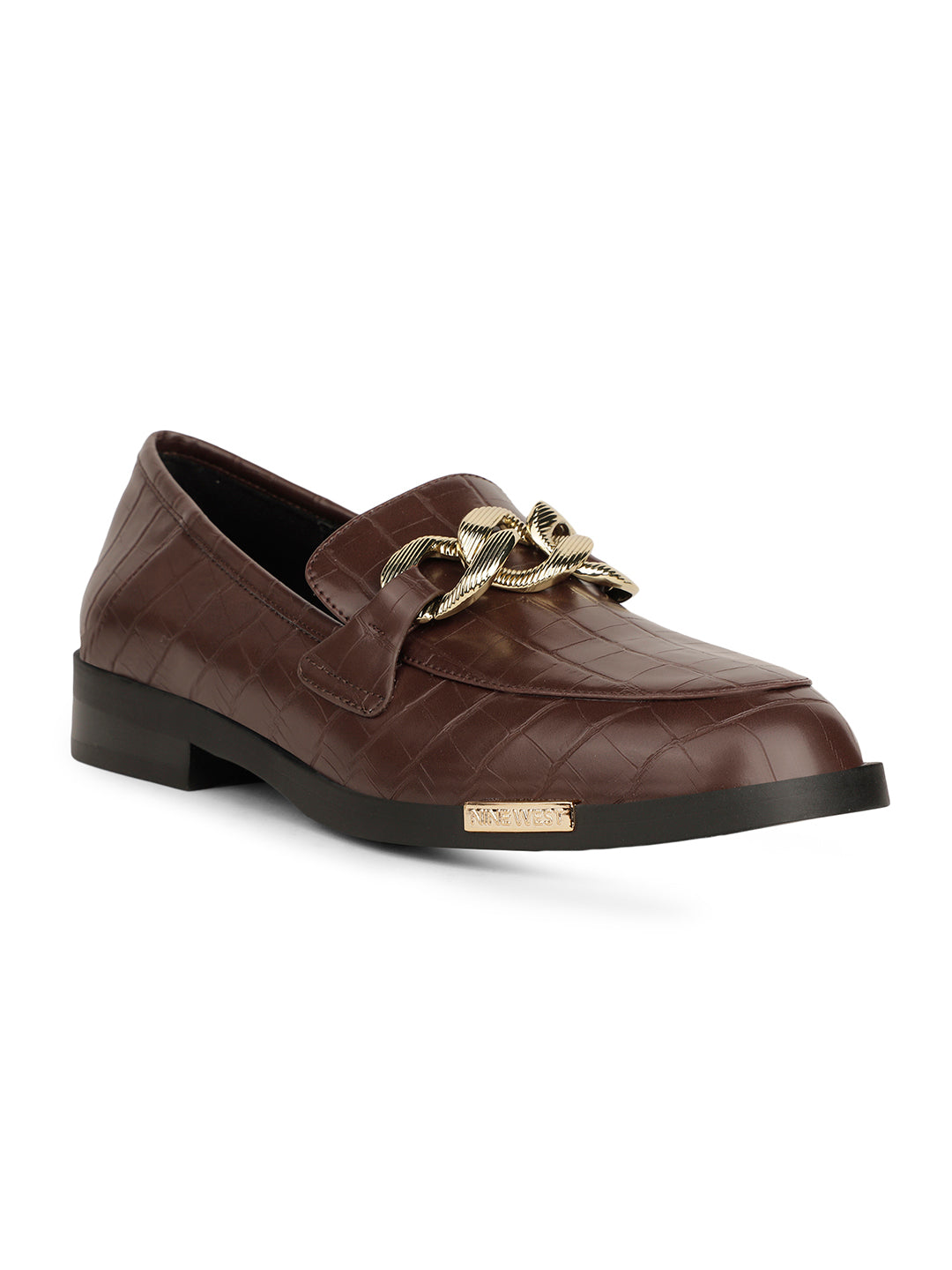 Nine West Women Casual Slip-on Loafer - Brown - View 1